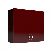 Corp superior 80. cu 2 usi Zebra MDF rosu simplu